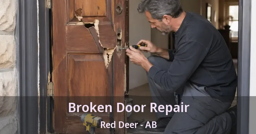 Broken Door Repair Red Deer - AB